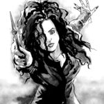 Bellatrix Art from Harry Potter by Michael Bielaczyc