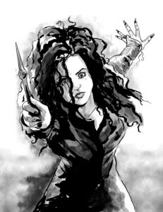 Bellatrix Art from Harry Potter by Michael Bielaczyc